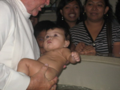 Baptism rite